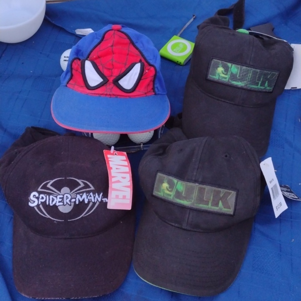 Spiderman and Hulk Ballcaps (4)